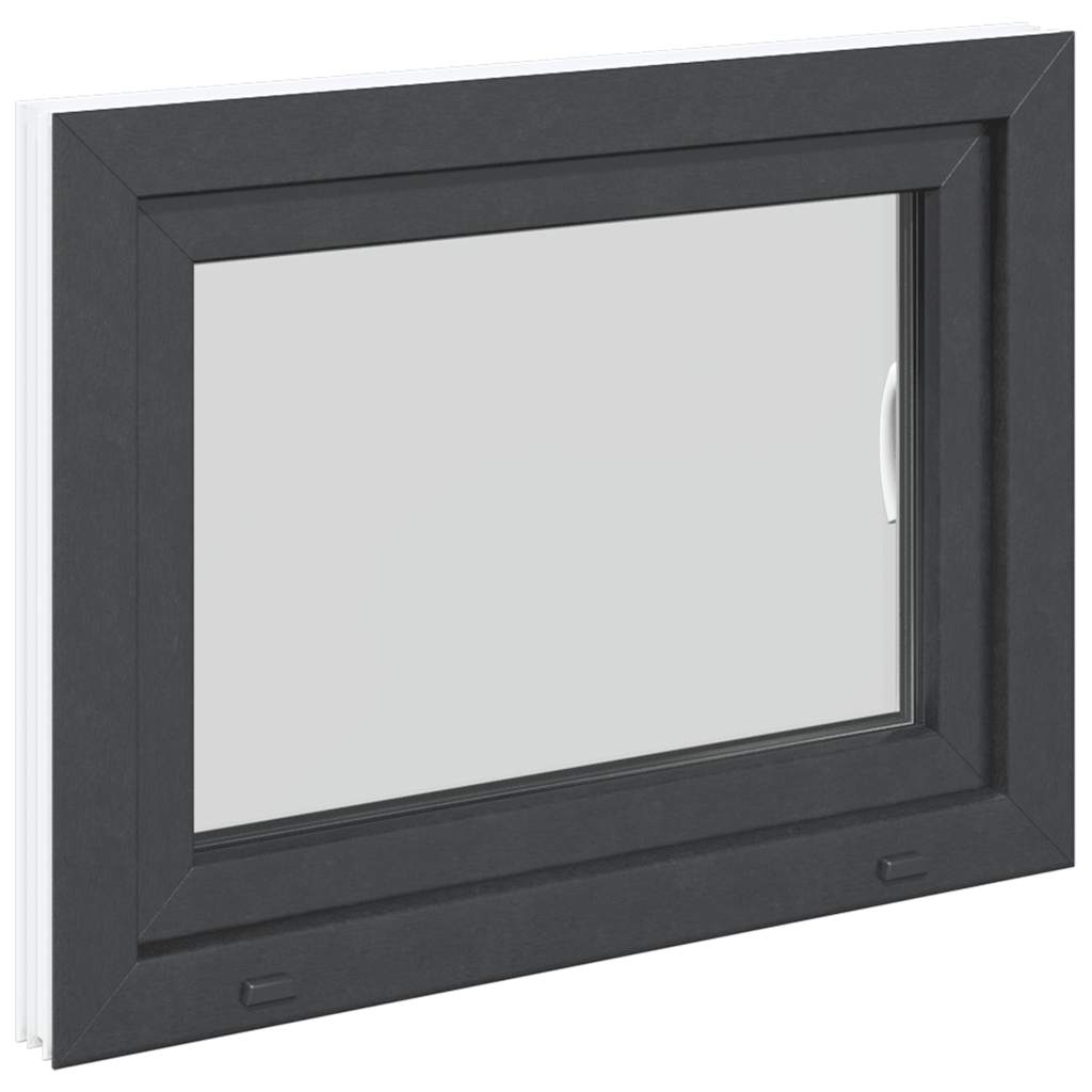 Basement Window "RISOR" 80x50 cm Tilt&Turn DIN Right Anthracite