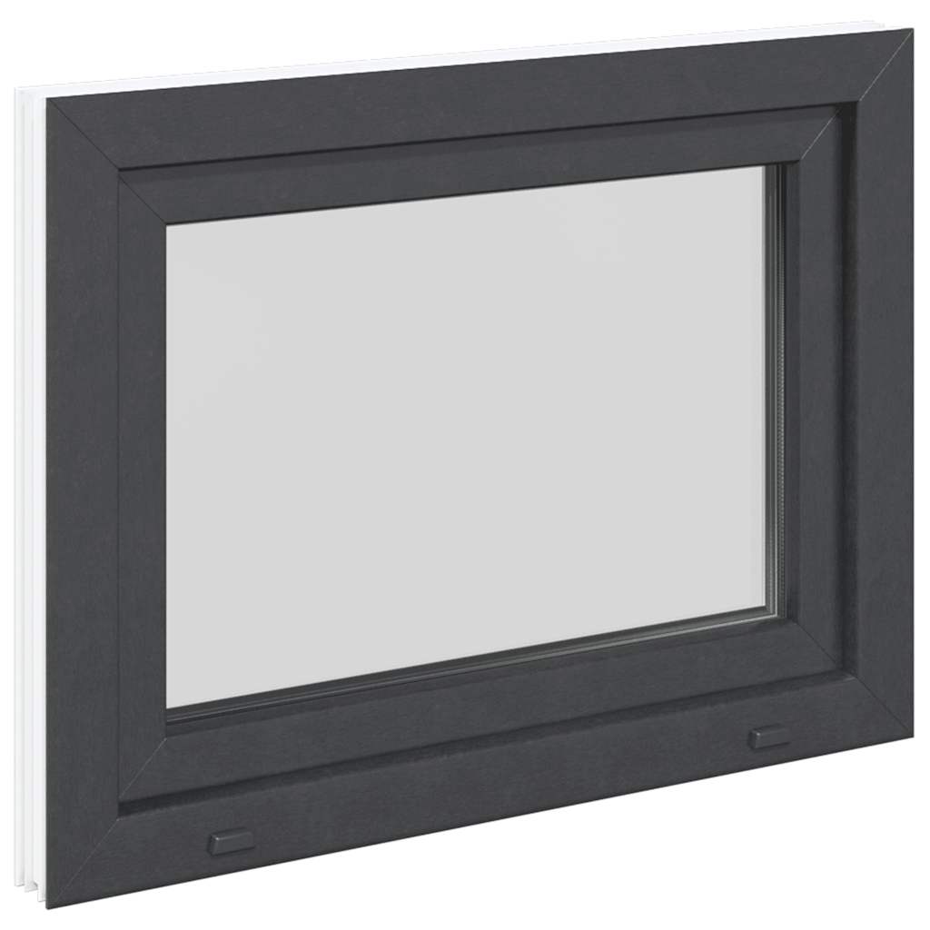 Basement Window "RISOR" 80x50 cm Tilt&Turn DIN Left Anthracite