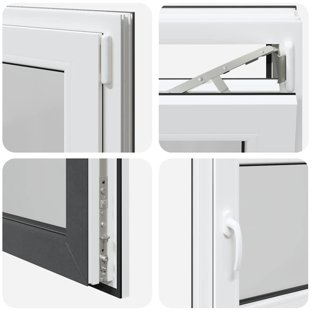 Basement Window "RISOR" 80x70 cm Tilt&Turn DIN Right Anthracite