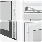 Basement Window "RISOR" 80x70 cm Tilt&Turn DIN Left Anthracite