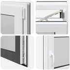 Basement Window "RISOR" 90x50 cm Tilt&Turn DIN Right Anthracite