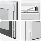 Basement Window "RISOR" 90x70 cm Tilt&Turn DIN Right Anthracite