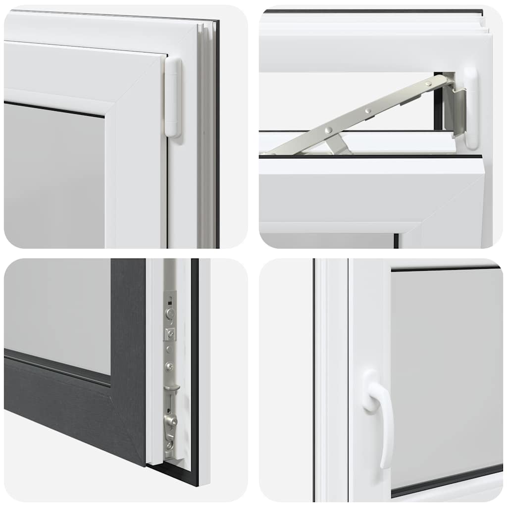 Basement Window "RISOR" 90x70 cm Tilt&Turn DIN Right Anthracite