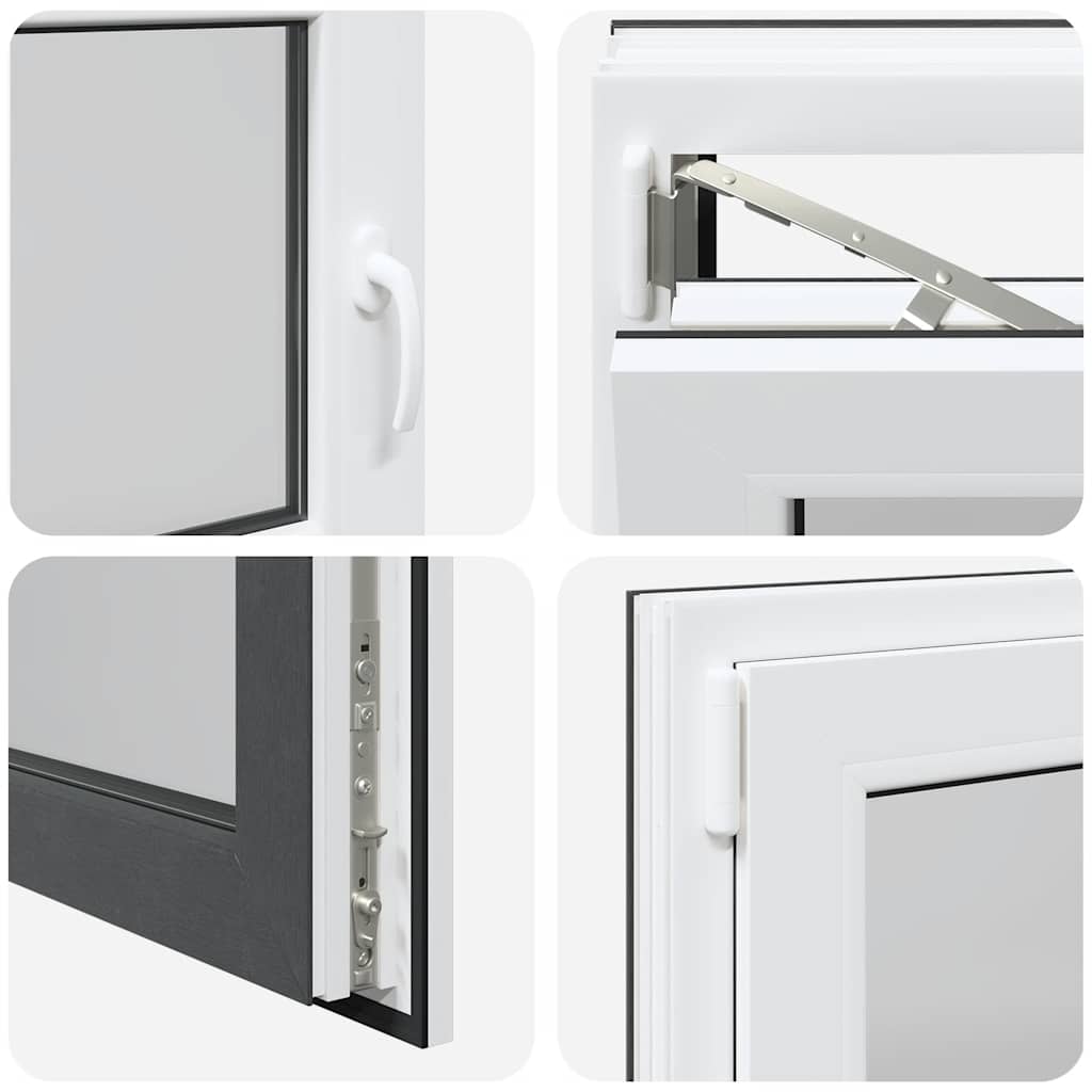 Basement Window "RISOR" 90x70 cm Tilt&Turn DIN Left Anthracite