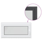 Basement Window "RISOR" 100x50 cm Tilt&Turn DIN Left Anthracite