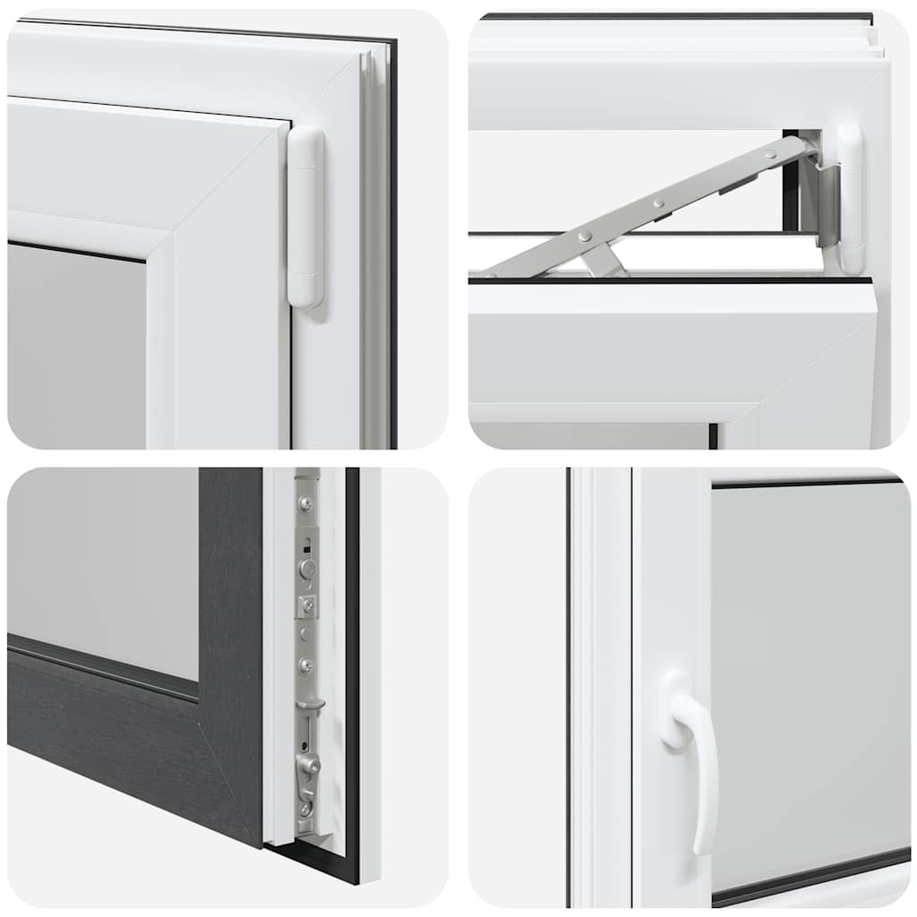 Basement Window "RISOR" 100x60 cm Tilt&Turn DIN Right Anthracite