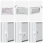 Basement Window "RISOR" 100x70 cm Tilt&Turn DIN Right Anthracite