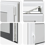 Basement Window "RISOR" 100x70 cm Tilt&Turn DIN Right Anthracite