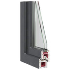 Basement Window "RISOR" 100x70 cm Tilt&Turn DIN Left Anthracite