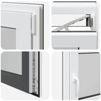 Basement Window "RISOR" 110x50 cm Tilt&Turn DIN Right Anthracite