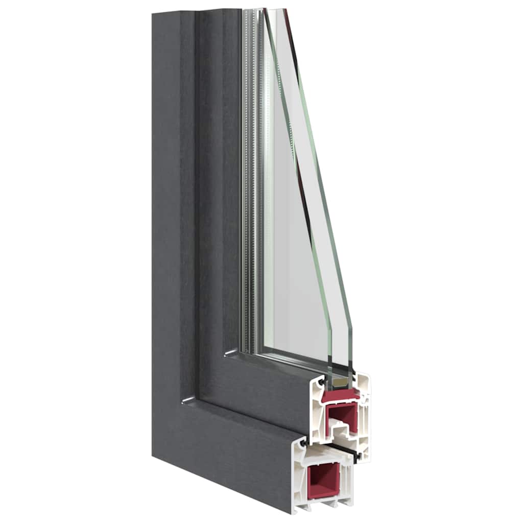 Basement Window "RISOR" 110x50 cm Tilt&Turn DIN Right Anthracite