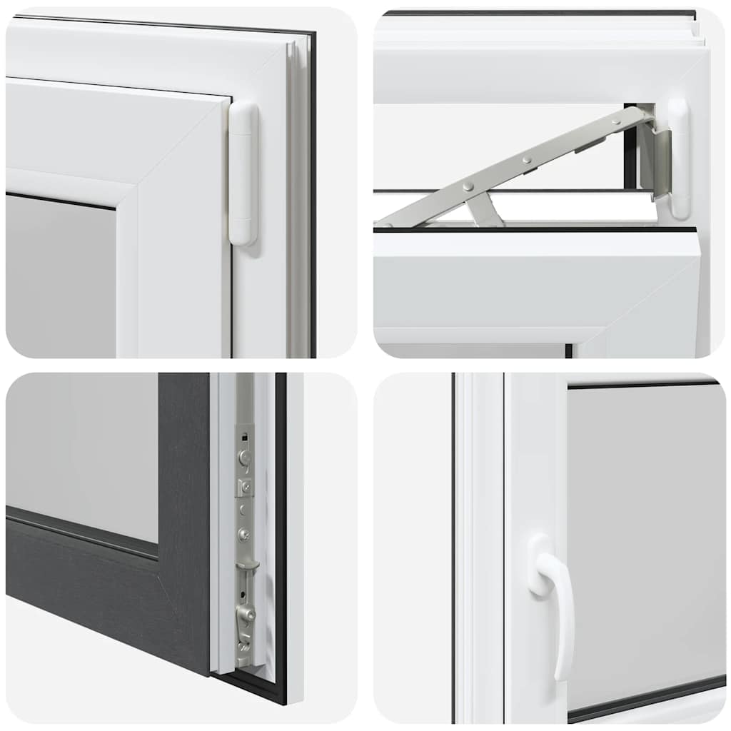 Basement Window "RISOR" 110x60 cm Tilt&Turn DIN Right Anthracite