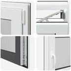 Basement Window "RISOR" 110x60 cm Tilt&Turn DIN Right Anthracite