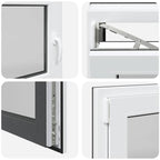 Basement Window "RISOR" 110x70 cm Tilt&Turn DIN Left Anthracite