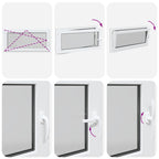 Basement Window "RISOR" 120x60 cm Tilt&Turn DIN Left Anthracite