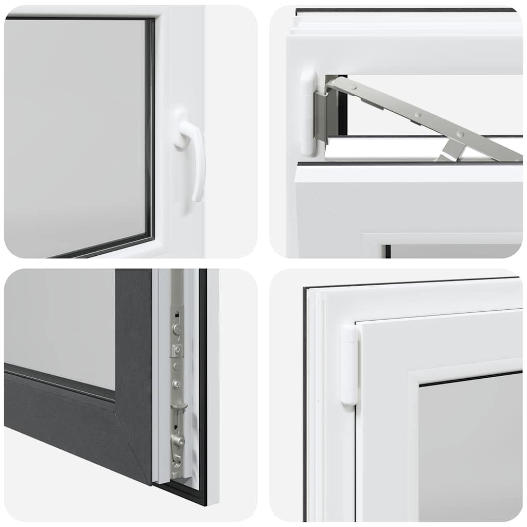 Basement Window "RISOR" 120x60 cm Tilt&Turn DIN Left Anthracite