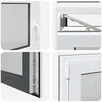 Basement Window "RISOR" 120x60 cm Tilt&Turn DIN Left Anthracite