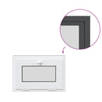 Basement Window RISOR 60x40 cm Tilt 2 Glazing Anthracite