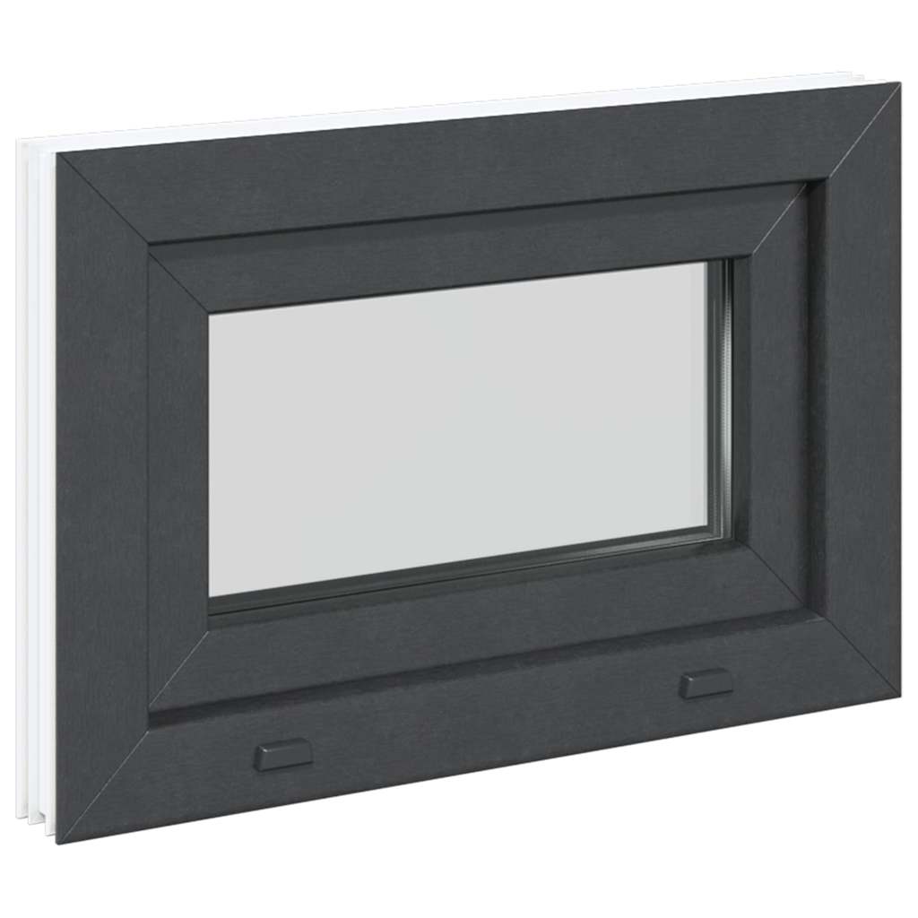 Basement Window RISOR 60x40 cm Tilt 2 Glazing Anthracite