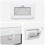 Basement Window RISOR 60x40 cm Tilt 2 Glazing Anthracite