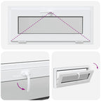 Basement Window RISOR 90x40 cm Tilt 2 Glazing Anthracite