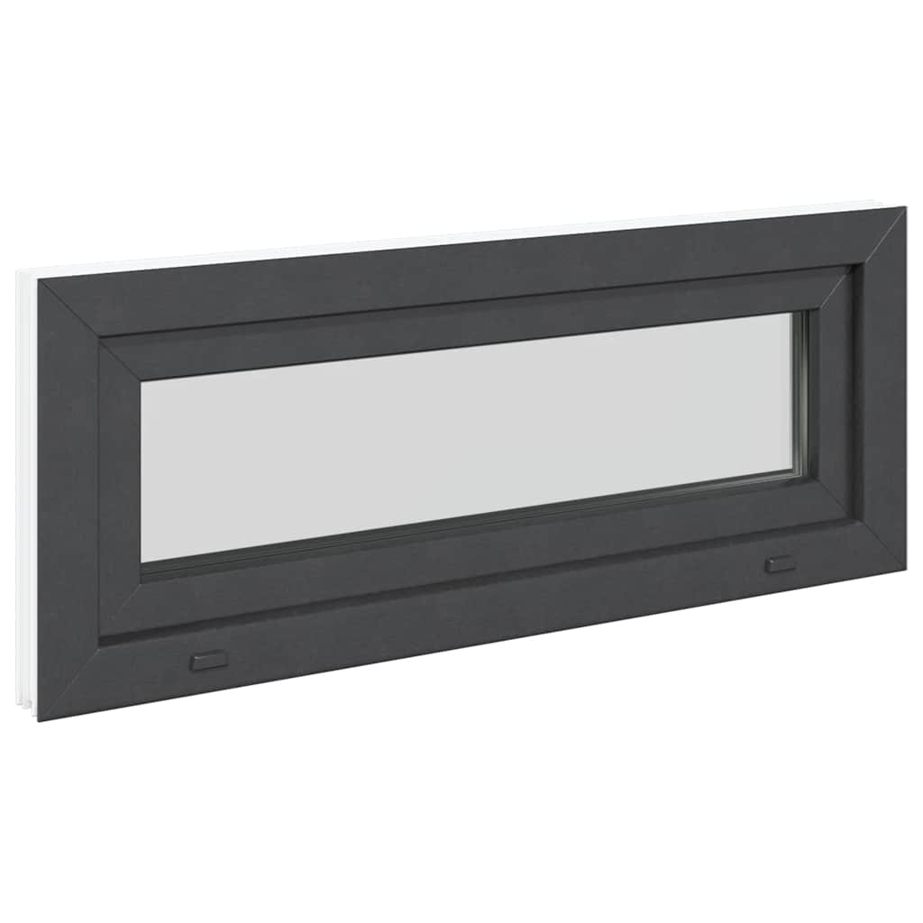 Basement Window RISOR 100x40 cm Tilt 2 Glazing Anthracite