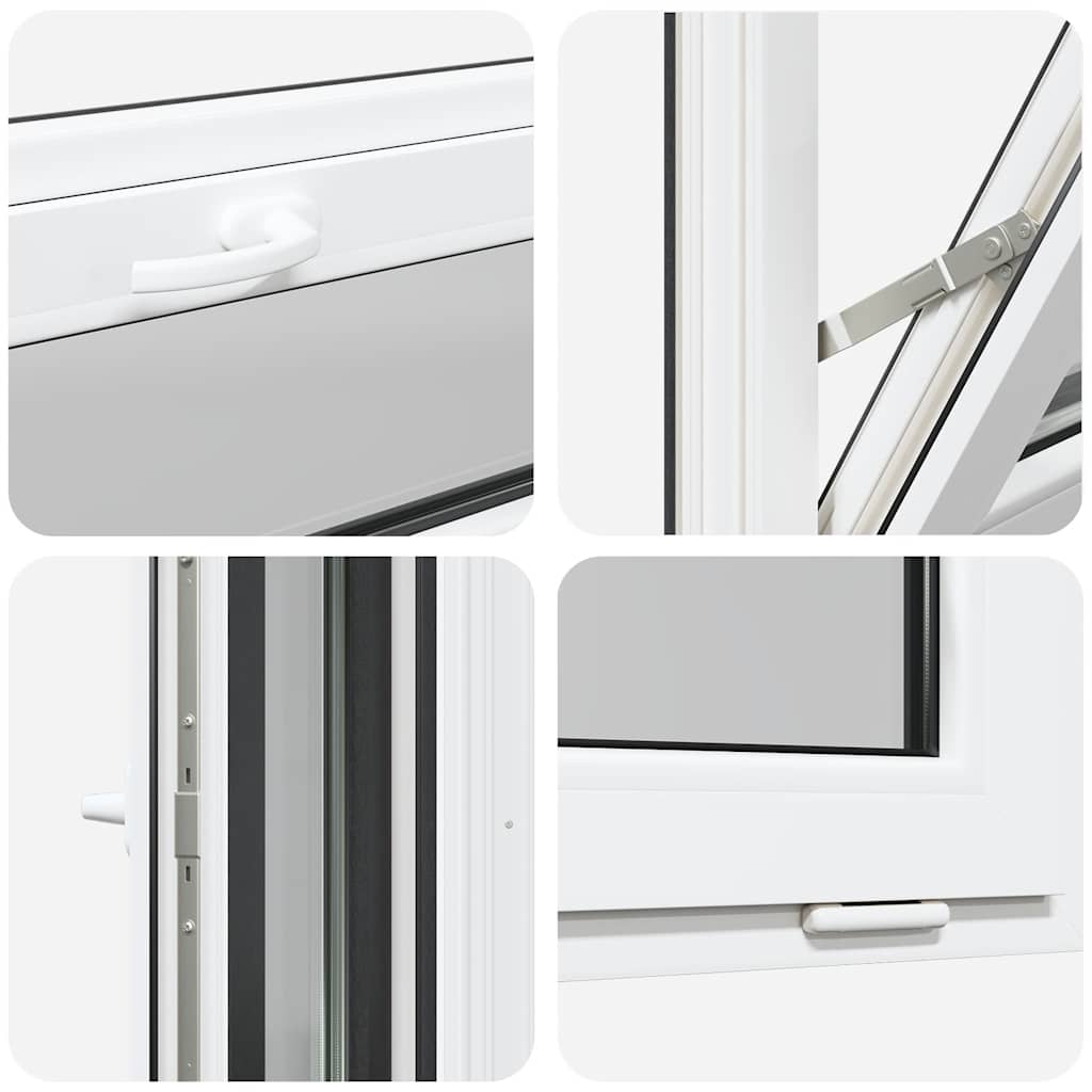 Basement Window RISOR 100x40 cm Tilt 2 Glazing Anthracite