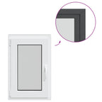 Basement Window "RISOR" 50x75 cm Tilt&Turn DIN Left Anthracite