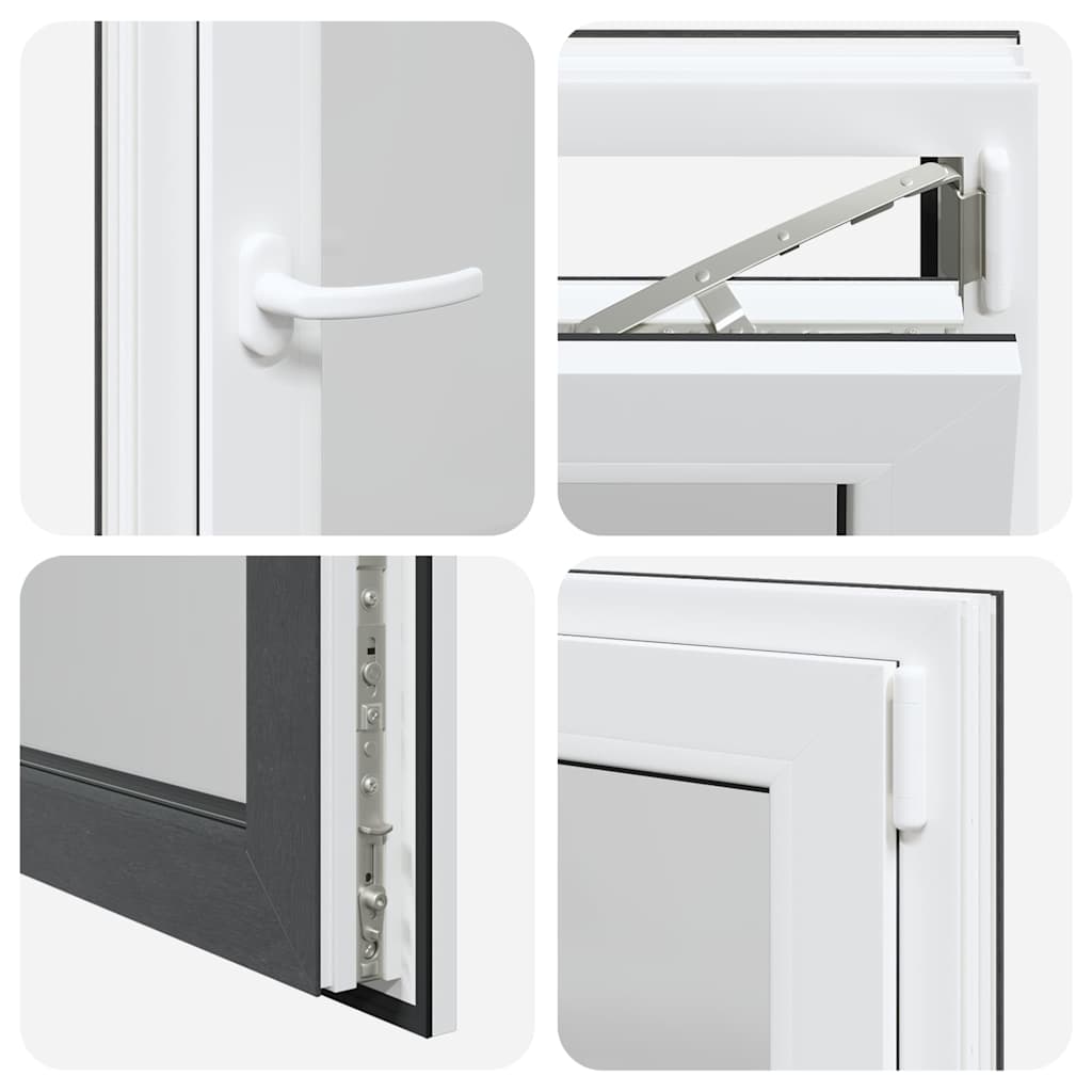 Basement Window "RISOR" 60x80 cm Tilt&Turn DIN Left Anthracite