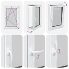 Basement Window "RISOR" 60x90 cm Tilt&Turn DIN Right Anthracite