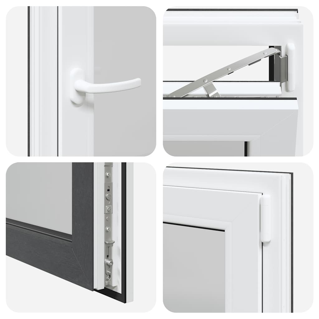 Basement Window "RISOR" 60x90 cm Tilt&Turn DIN Right Anthracite