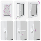 Basement Window "RISOR" 60x90 cm Tilt&Turn DIN Left Anthracite