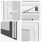 Basement Window "RISOR" 60x90 cm Tilt&Turn DIN Left Anthracite