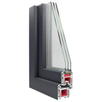 Basement Window "RISOR" 60x90 cm Tilt&Turn DIN Left Anthracite
