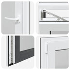 Basement Window "RISOR" 60x100 cm Tilt&Turn DIN Left Anthracite