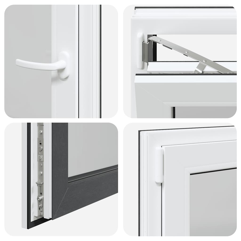 Basement Window "RISOR" 60x100 cm Tilt&Turn DIN Left Anthracite