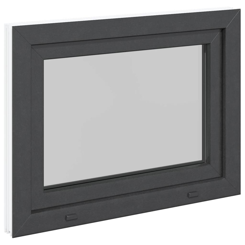 Basement Window "RISOR" 80x60 cm Tilt&Turn DIN Left Anthracite