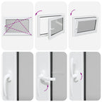 Basement Window "RISOR" 90x50 cm Tilt&Turn DIN Right Anthracite