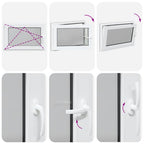 Basement Window "RISOR" 90x50 cm Tilt&Turn DIN Left Anthracite