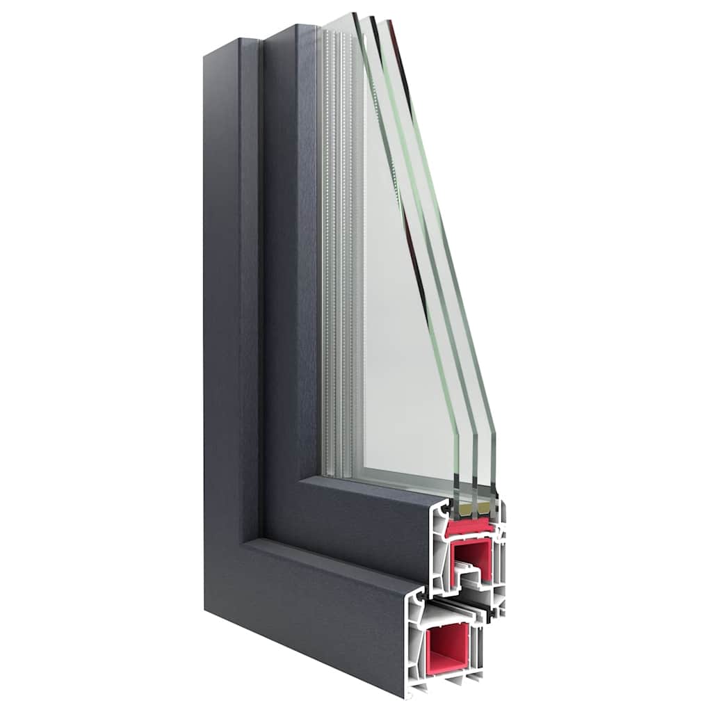 Basement Window "RISOR" 90x60 cm Tilt&Turn DIN Right Anthracite