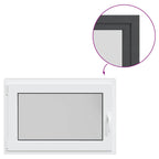 Basement Window RISOR 90x60 cm Tilt&Turn DIN Left Anthracite