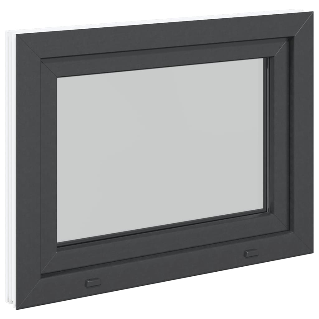 Basement Window RISOR 90x60 cm Tilt&Turn DIN Left Anthracite