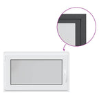 Basement Window "RISOR" 100x50 cm Tilt&Turn DIN Left Anthracite