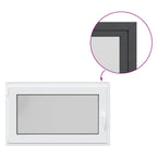 Basement Window "RISOR" 100x70 cm Tilt&Turn DIN Left Anthracite