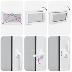 Basement Window "RISOR" 100x70 cm Tilt&Turn DIN Left Anthracite