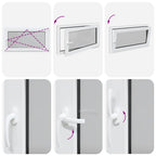 Basement Window "RISOR" 110x50 cm Tilt&Turn DIN Right Anthracite