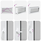 Basement Window "RISOR" 110x60 cm Tilt&Turn DIN Right Anthracite