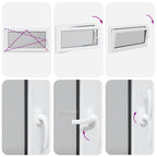 Basement Window "RISOR" 110x70 cm Tilt&Turn DIN Left Anthracite