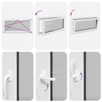 Basement Window "RISOR" 120x60 cm Tilt&Turn DIN Right Anthracite