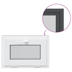 Basement Window RISOR 60x40 cm Tilt 3 Glazing Anthracite